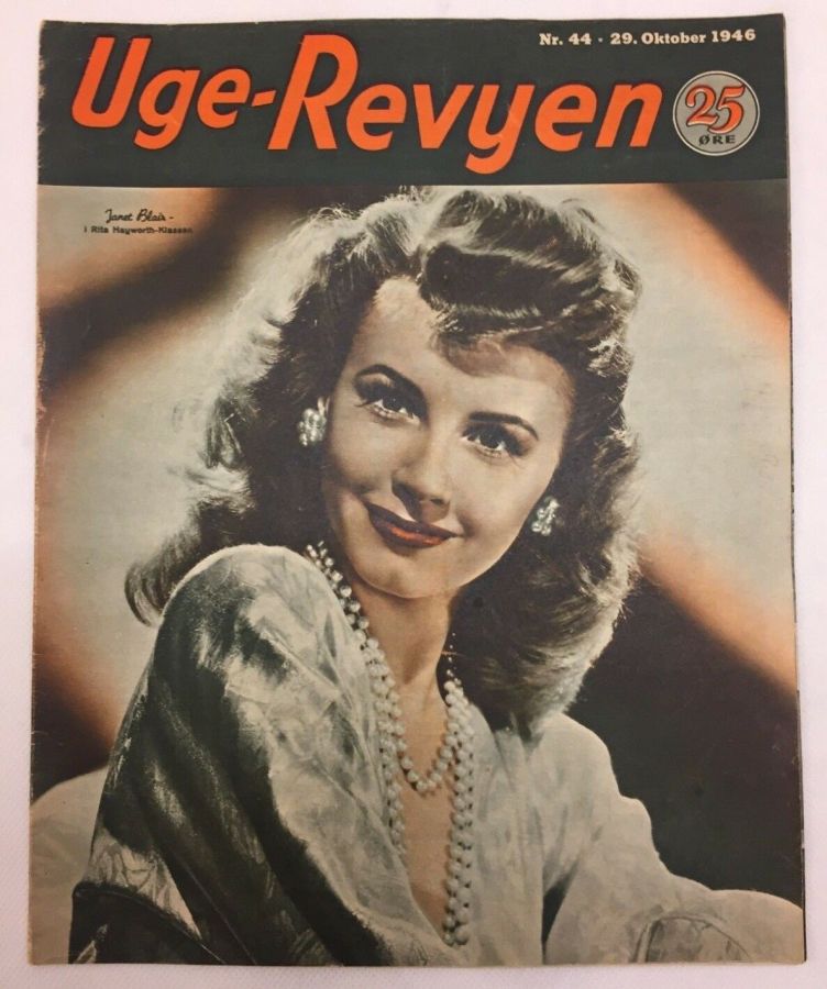 UGE-REVYEN magazine side cover Issue 44 29 October 1946