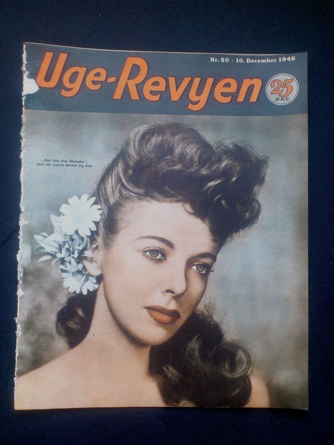 UGE-REVYEN magazine side cover Issue 50 10 December 1946