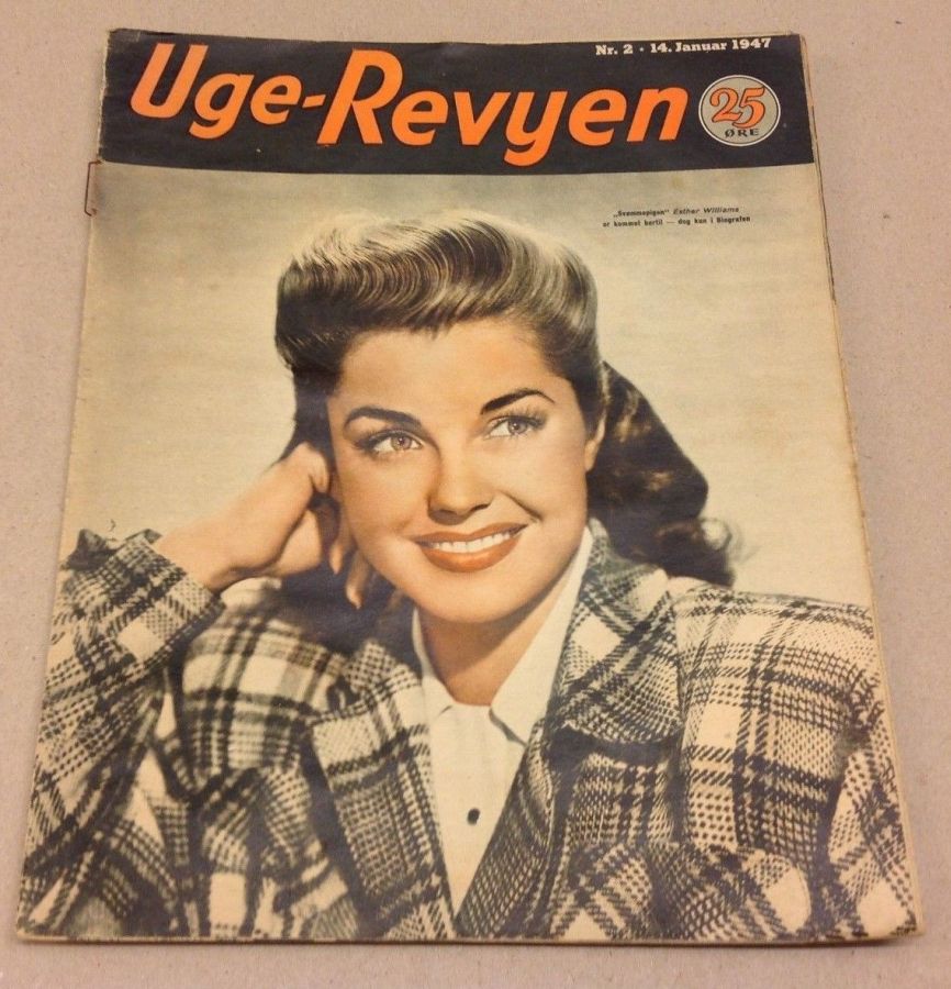 UGE-REVYEN magazine side cover Issue 2 14 January 1947
