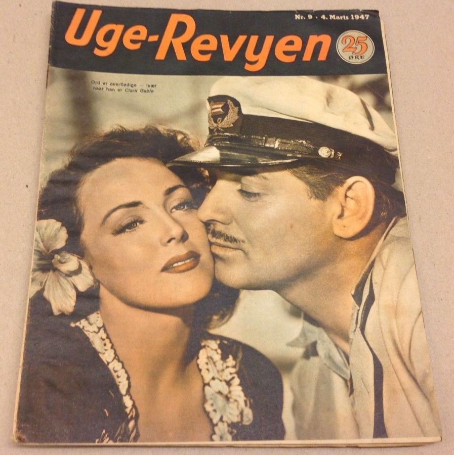 UGE-REVYEN magazine side cover Issue 9 4 March 1947