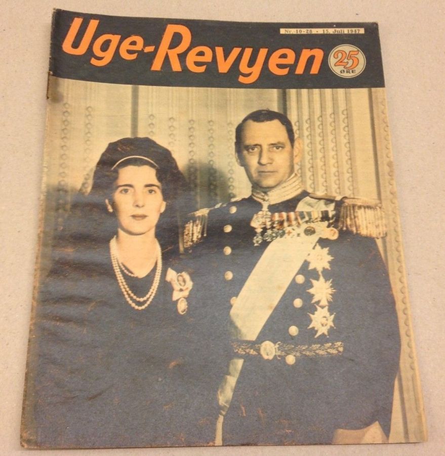 UGE-REVYEN magazine side cover Issue 28 15 July 1947