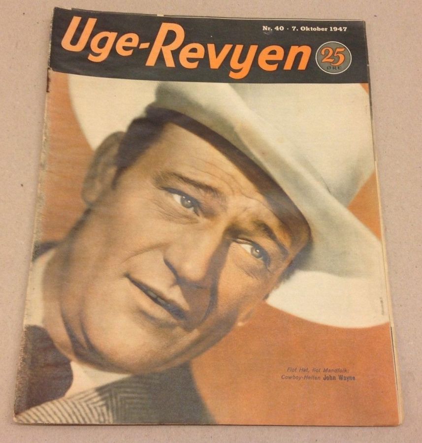 UGE-REVYEN magazine side cover Issue 40 7 October 1947