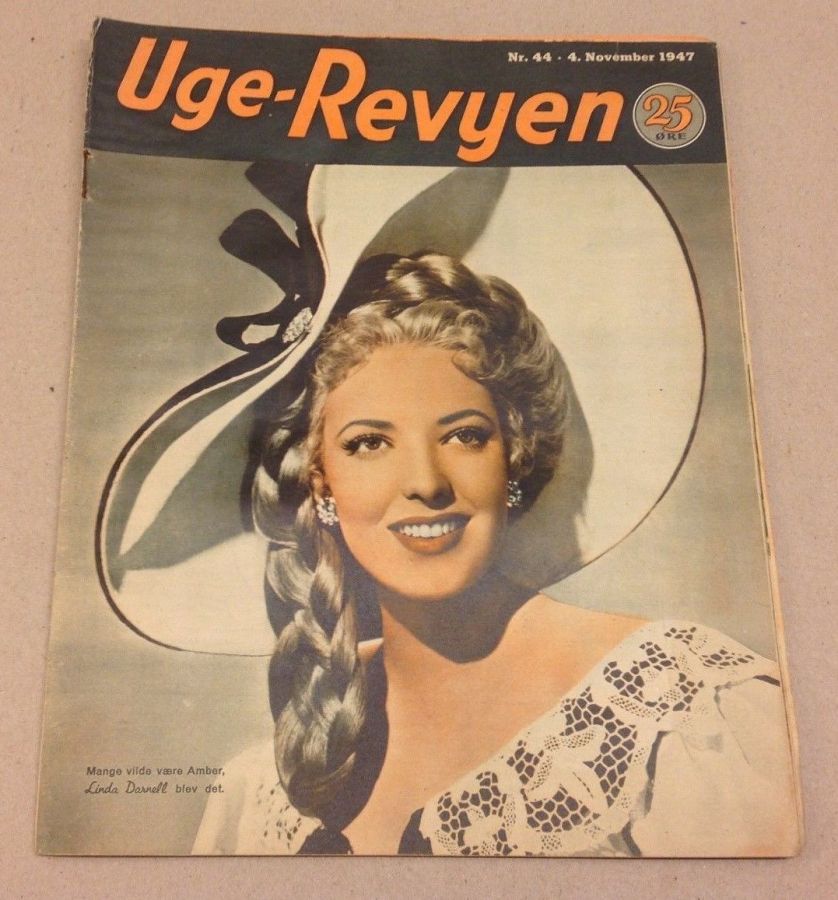 UGE-REVYEN magazine side cover Issue 44 4 November 1947