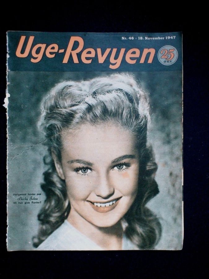 UGE-REVYEN magazine side cover Issue 46 18 November 1947