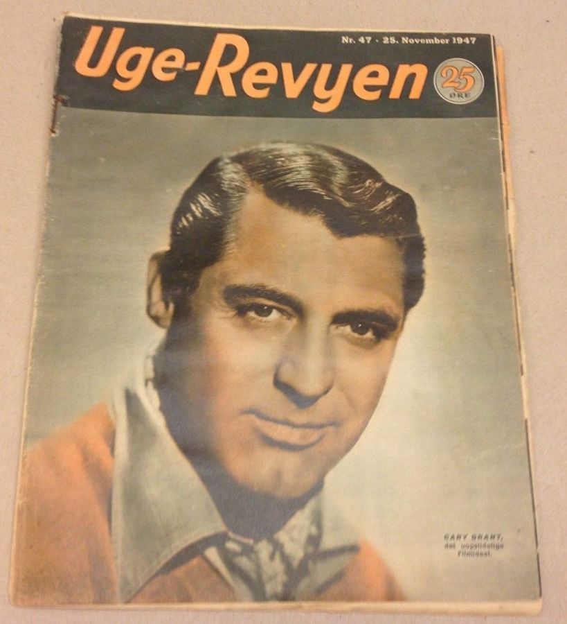 UGE-REVYEN magazine side cover Issue 47 25 November 1947