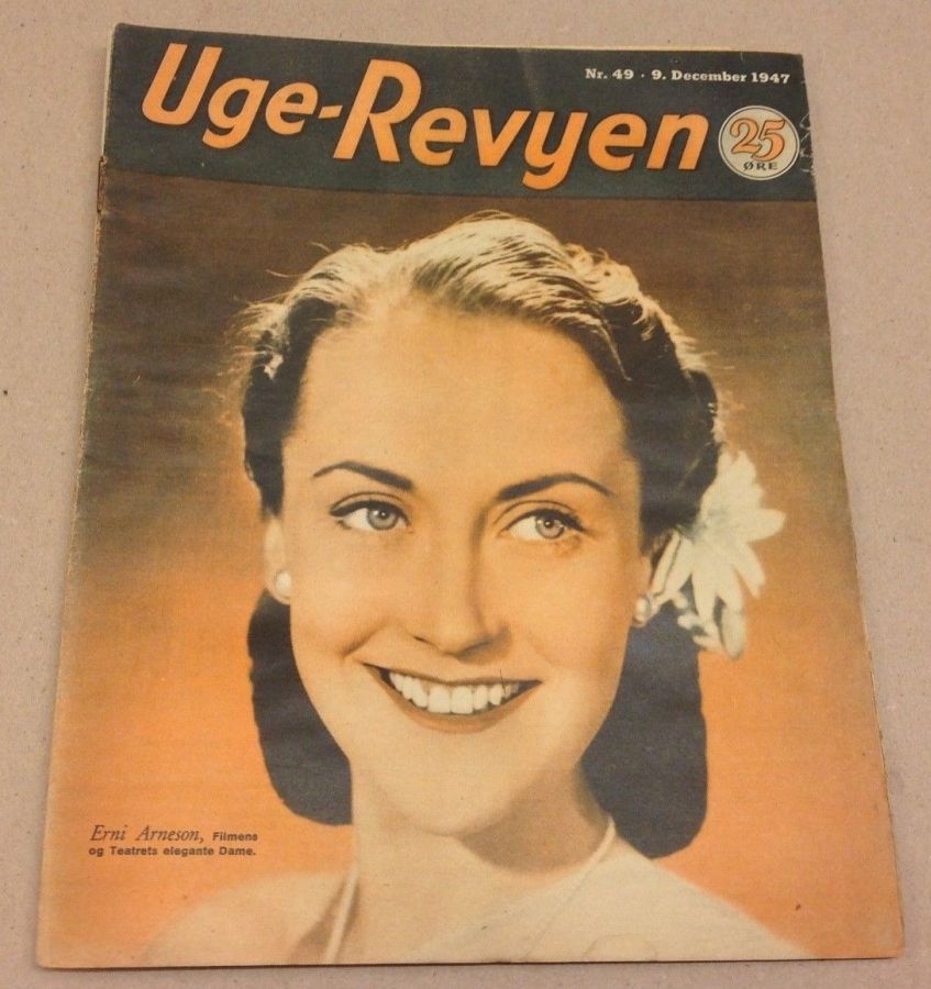 UGE-REVYEN magazine side cover Issue 49 9 December 1947