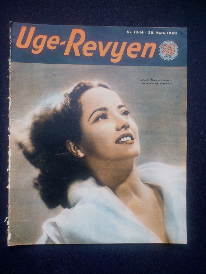 UGE-REVYEN magazine side cover Issue 13-14 30 March 1948