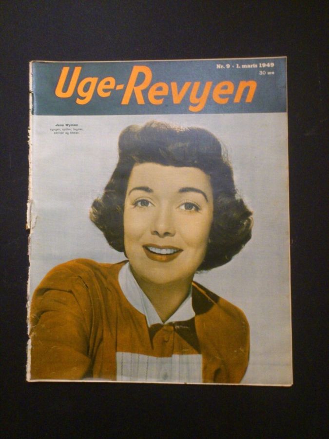 UGE-REVYEN magazine side cover Issue 9 1 March 1949