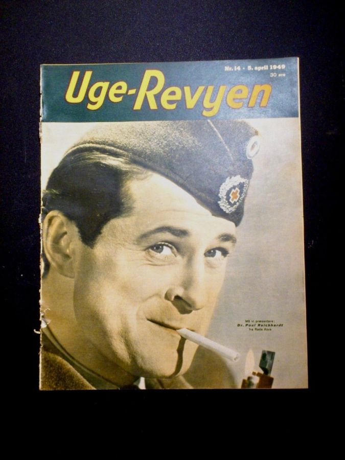 UGE-REVYEN magazine side cover Issue 14 5 April 1949