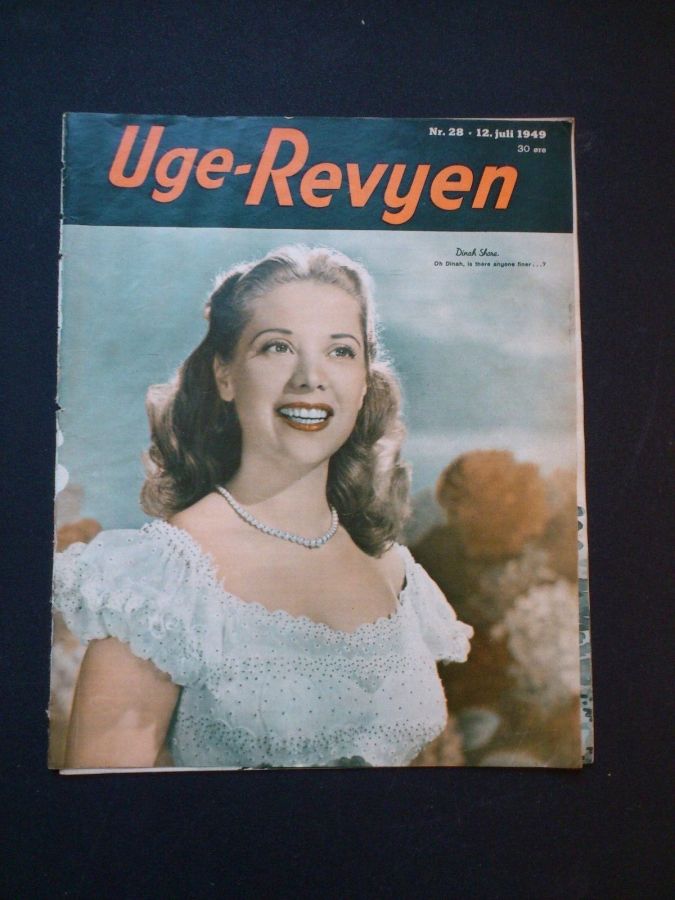 UGE-REVYEN magazine side cover Issue 28 12 July 1949