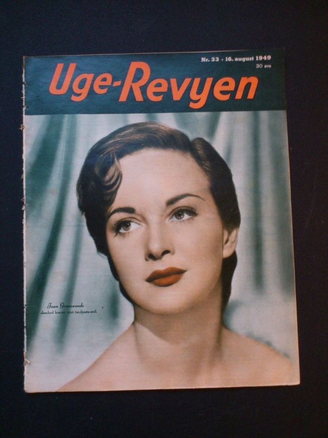 UGE-REVYEN magazine side cover Issue 33 16 August 1949