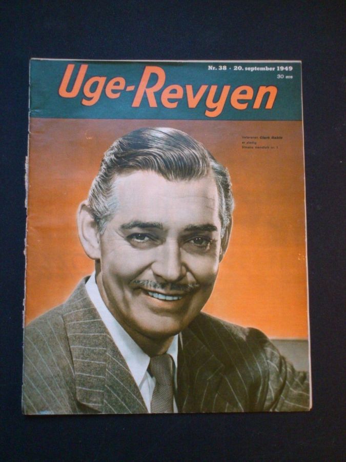 UGE-REVYEN magazine side cover Issue 38 20 September 1949