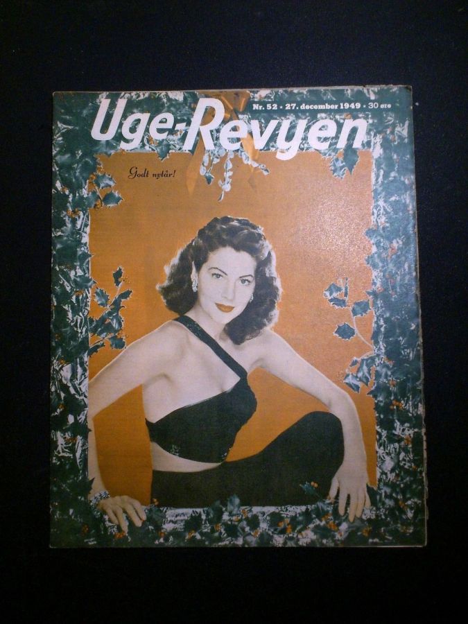 UGE-REVYEN magazine side cover Issue 52 27 December 1949