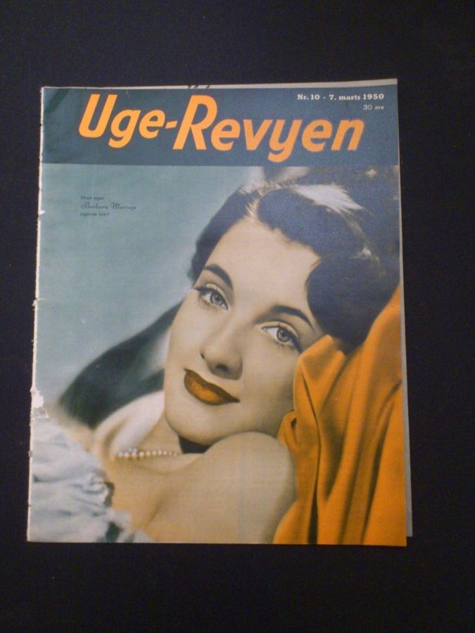 UGE-REVYEN magazine side cover Issue 10 7 March 1950