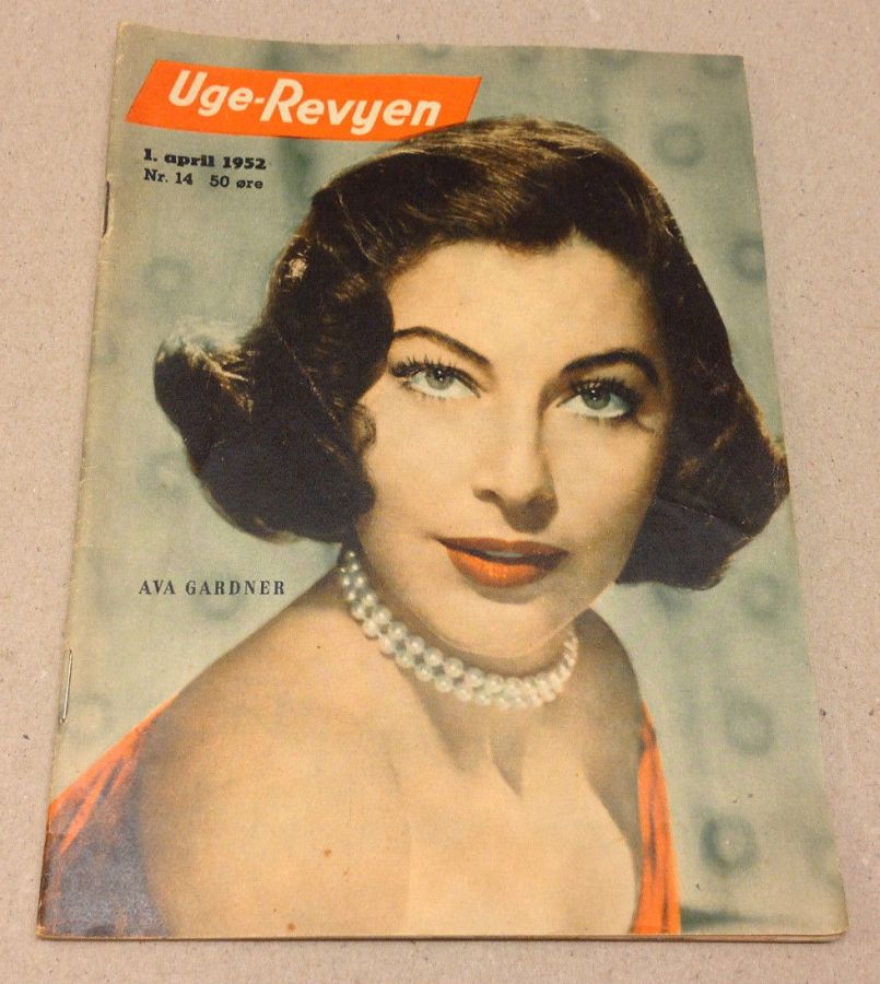 UGE-REVYEN magazine side cover Issue 14 1 April 1952
