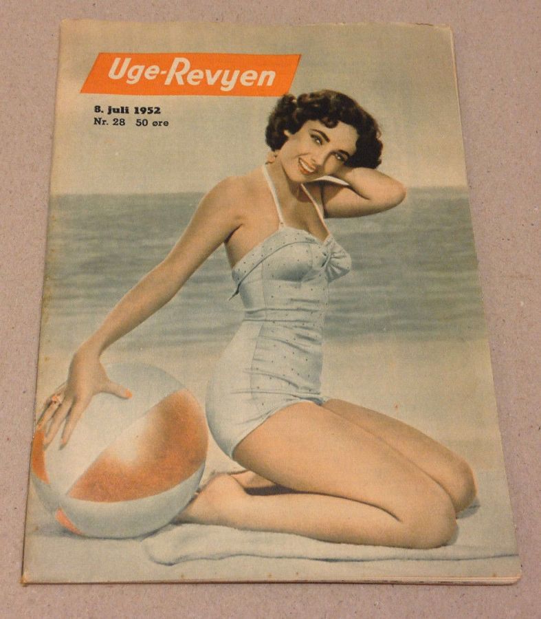 UGE-REVYEN magazine side cover Issue 28 8 July 1952