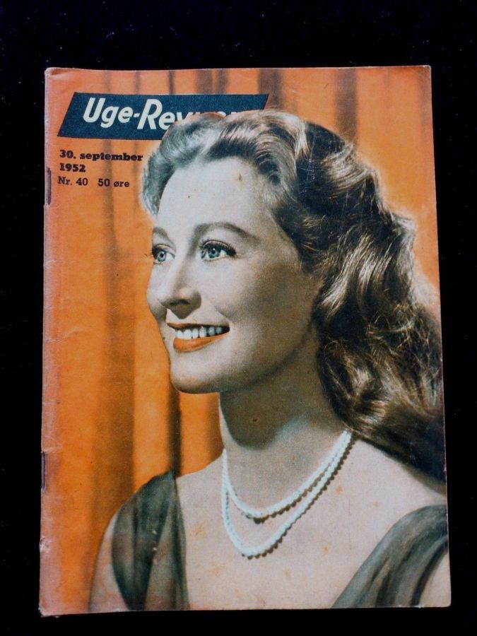 UGE-REVYEN magazine side cover Issue 40 30 September 1952