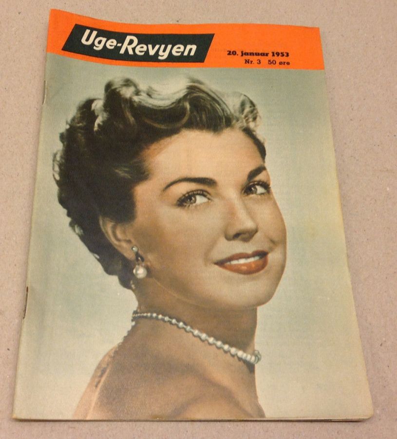 UGE-REVYEN magazine side cover Issue 3 20 January 1953