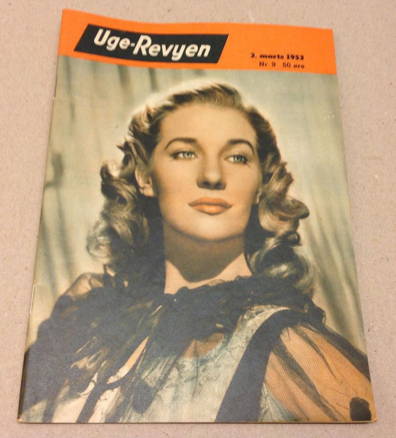UGE-REVYEN magazine side cover Issue 9 3 March 1953