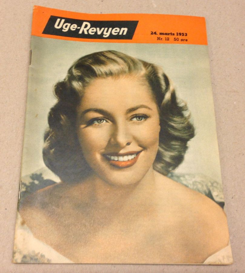 UGE-REVYEN magazine side cover Issue 12 24 March 1953