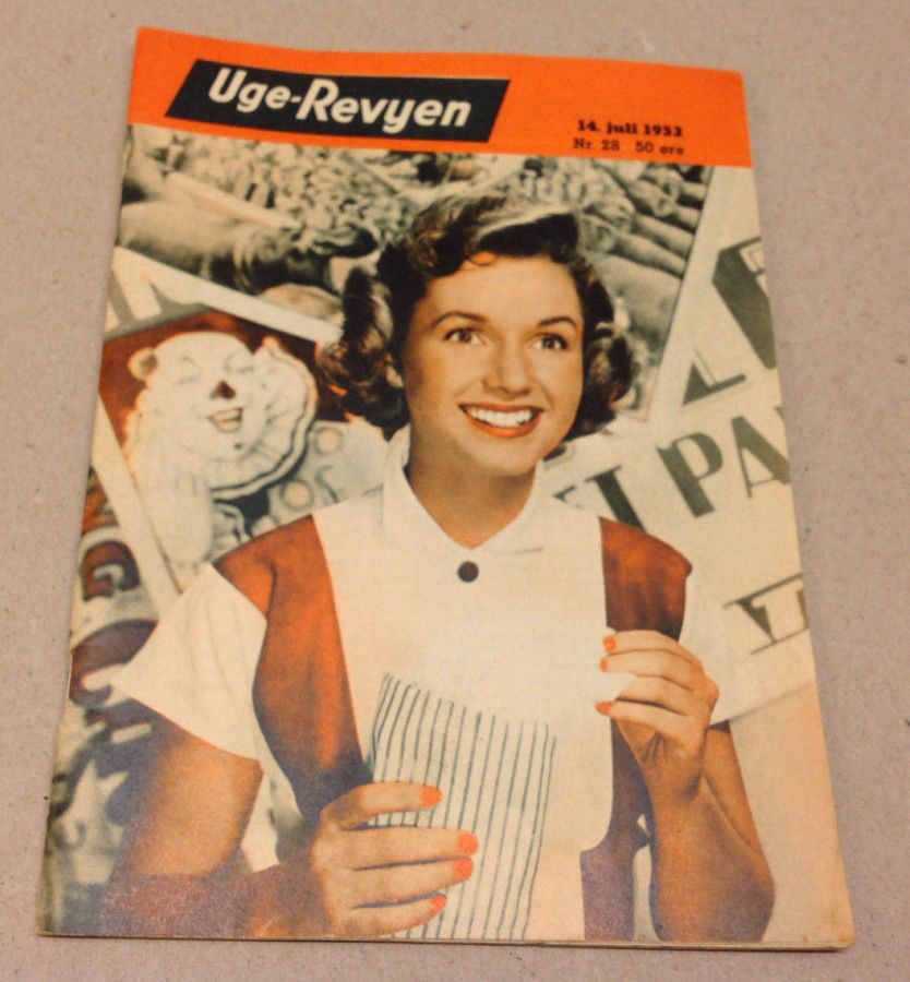 UGE-REVYEN magazine side cover Issue 28 14 July 1953