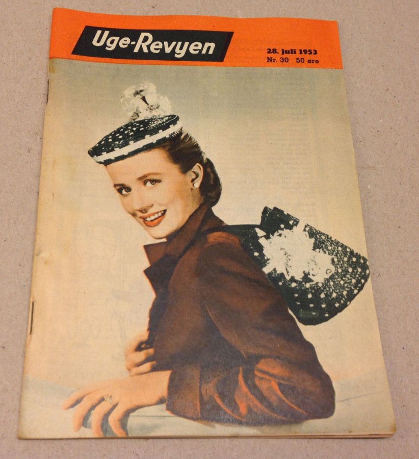 UGE-REVYEN magazine side cover Issue 30 28 July 1953