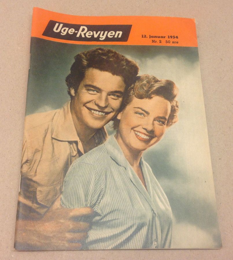 UGE-REVYEN magazine side cover Issue 2 12 January 1954