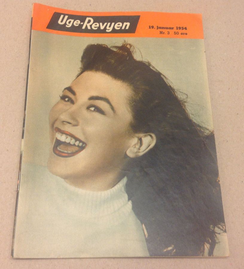 UGE-REVYEN magazine side cover Issue 3 19 January 1954
