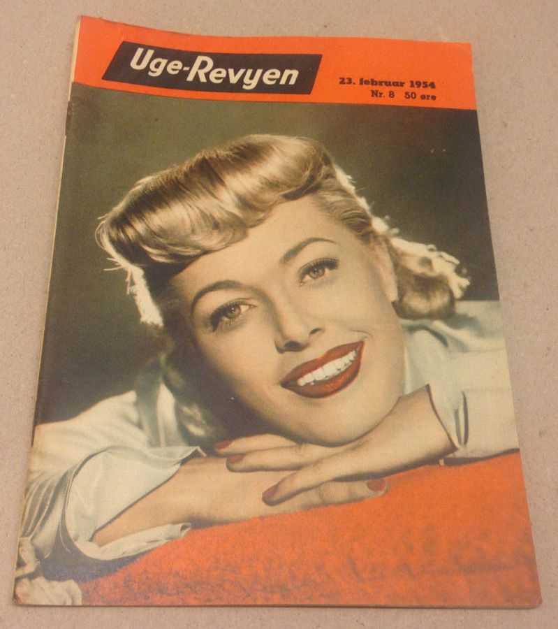 UGE-REVYEN magazine side cover Issue 8 23 February 1954