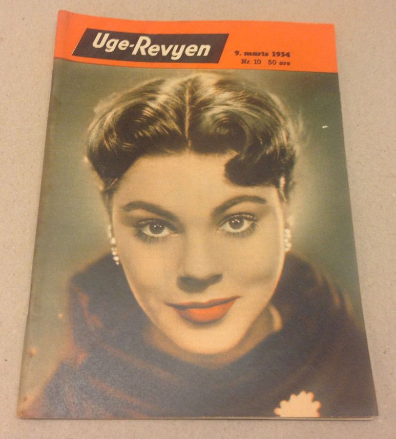 UGE-REVYEN magazine side cover Issue 10 9 March 1954