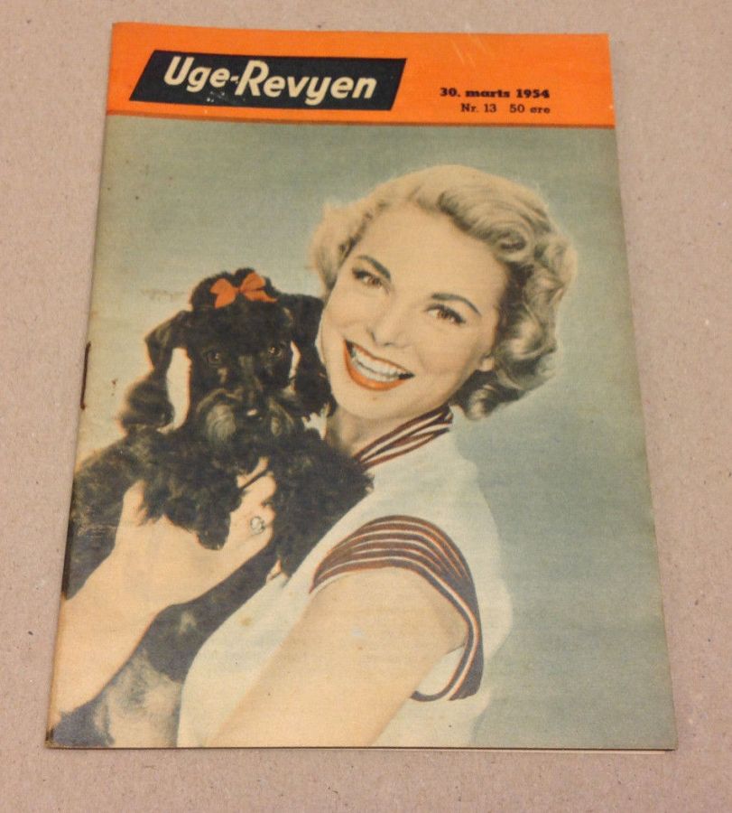 UGE-REVYEN magazine side cover Issue 13 30 March 1954