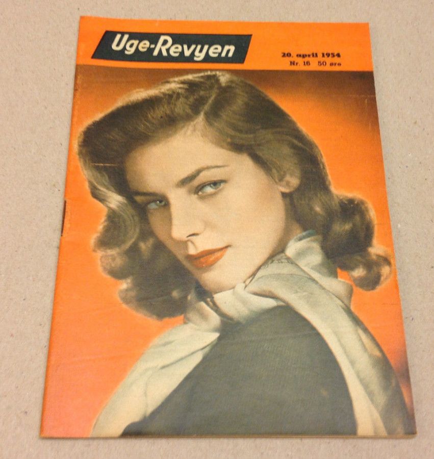 UGE-REVYEN magazine side cover Issue 16 20 April 1954