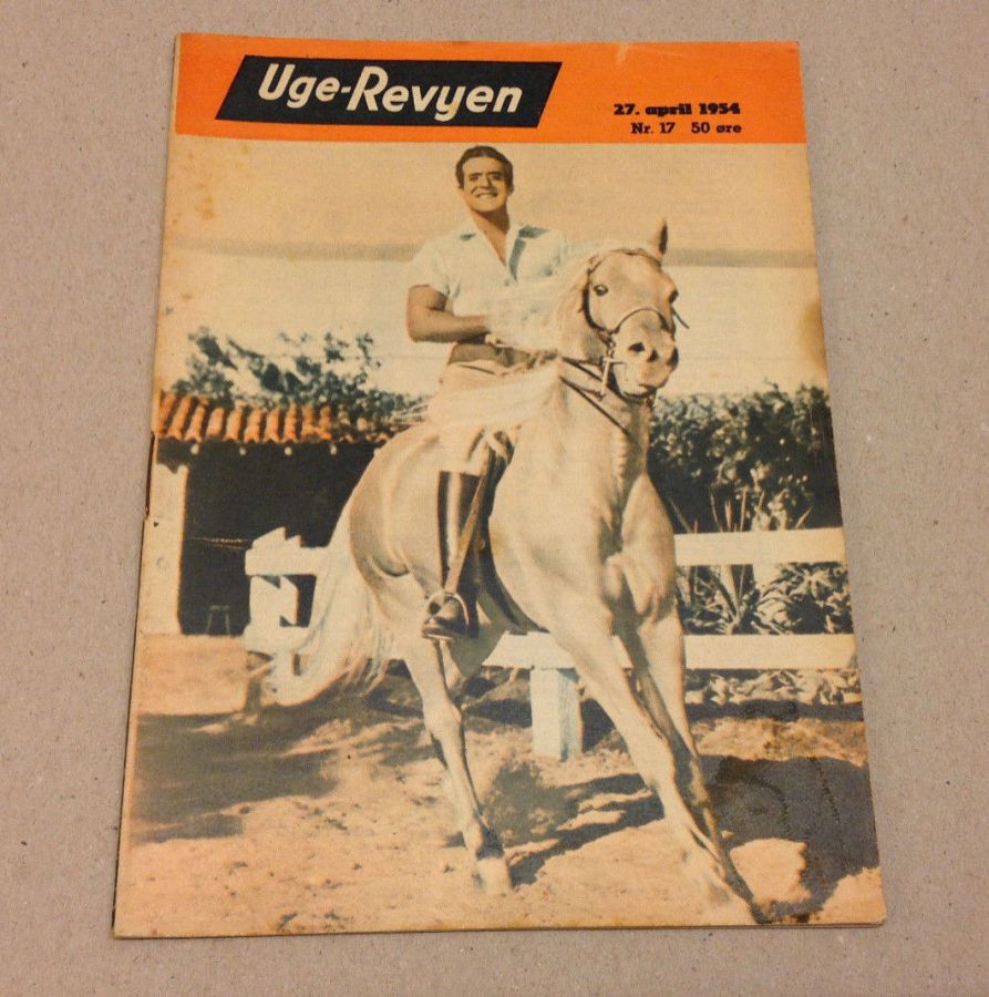 UGE-REVYEN magazine side cover Issue 17 27 April 1954