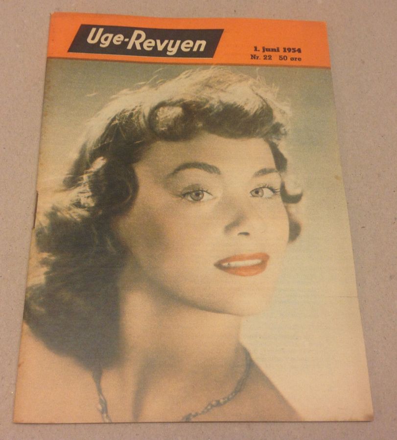 UGE-REVYEN magazine side cover Issue 22 1 June 1954