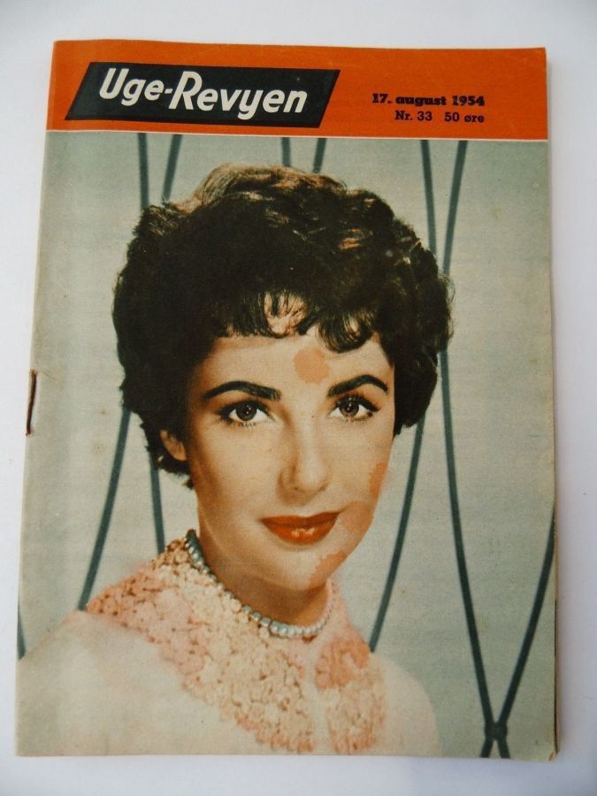 UGE-REVYEN magazine side cover Issue 33 17 August 1954