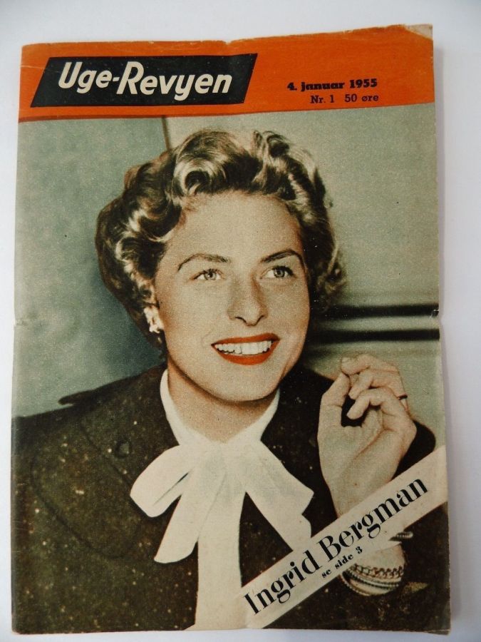 UGE-REVYEN magazine side cover Issue 1 4 January 1955