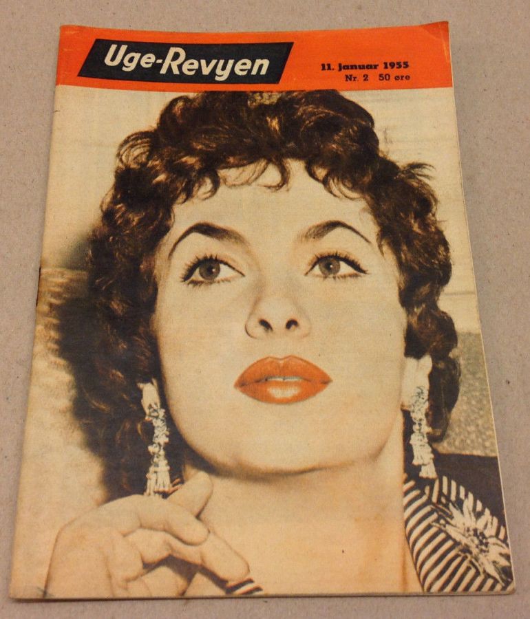 UGE-REVYEN magazine side cover Issue 2 11 January 1955
