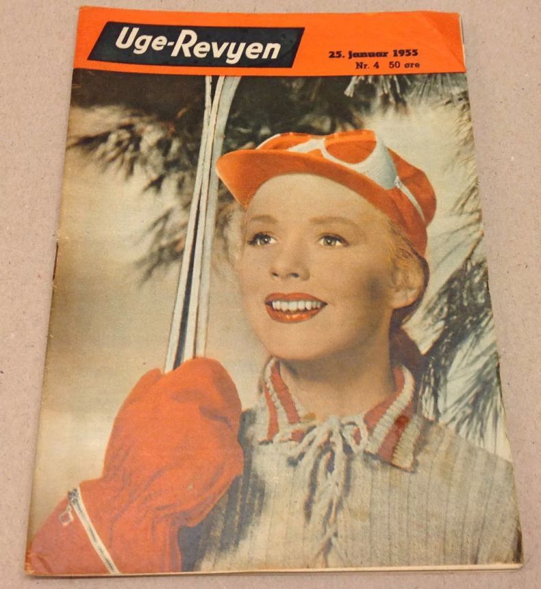 UGE-REVYEN magazine side cover Issue 4 25 January 1955