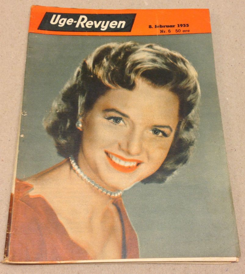 UGE-REVYEN magazine side cover Issue 6 8 February 1955