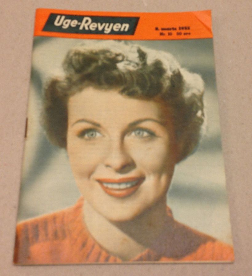 UGE-REVYEN magazine side cover Issue 10 8 March 1955
