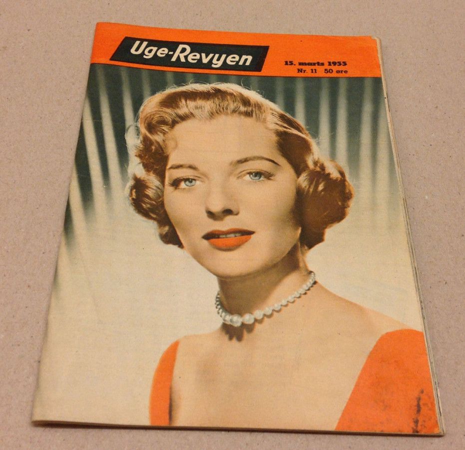UGE-REVYEN magazine side cover Issue 11 15 March 1955