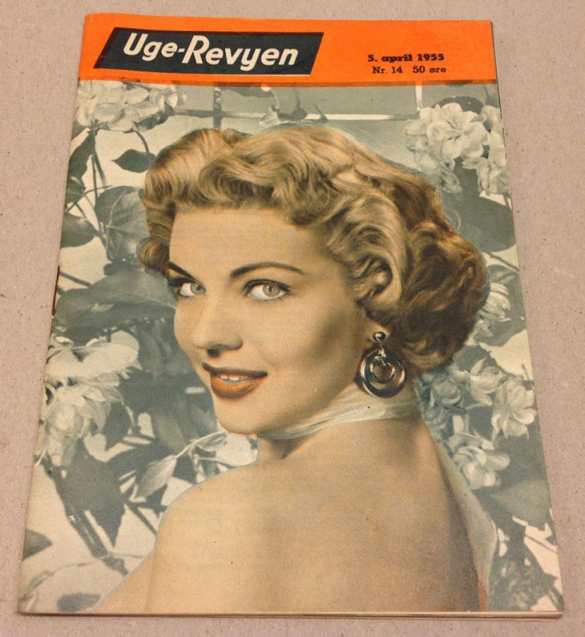 UGE-REVYEN magazine side cover Issue 14 5 April 1955