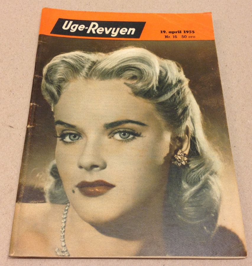 UGE-REVYEN magazine side cover Issue 16 19 April 1955