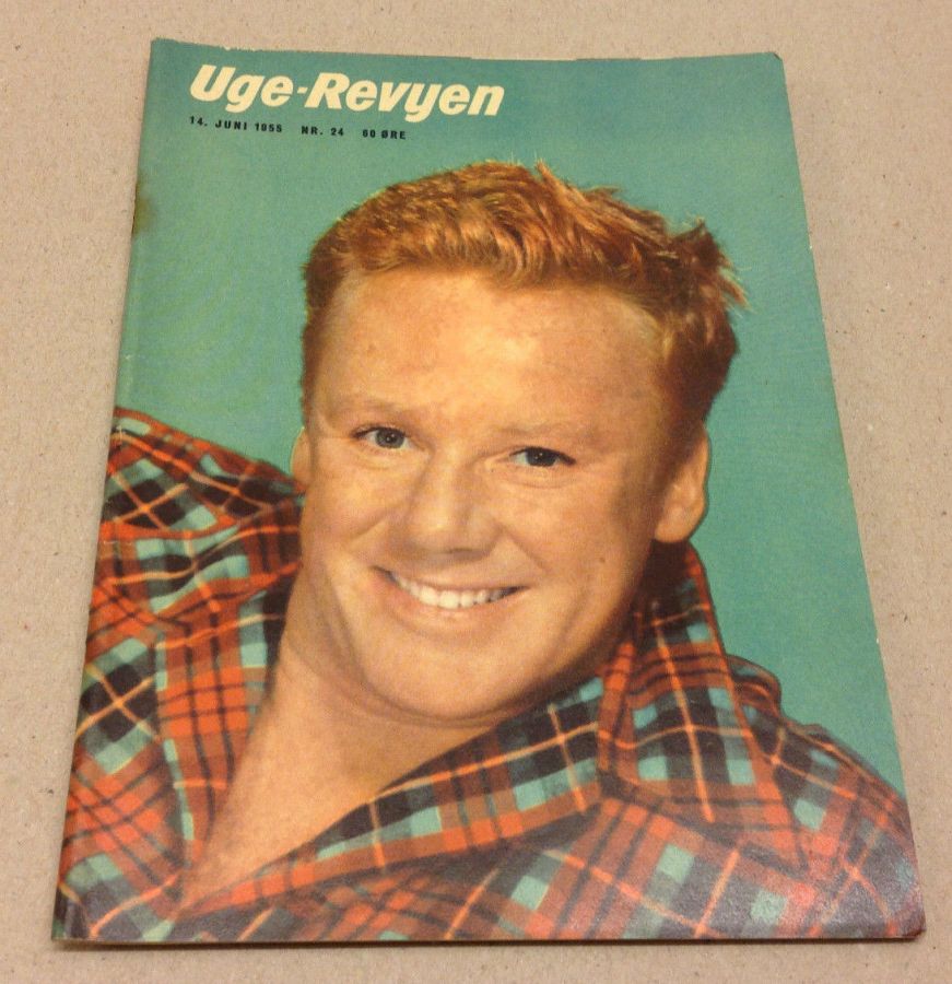 UGE-REVYEN magazine side cover Issue 24 14 June 1955