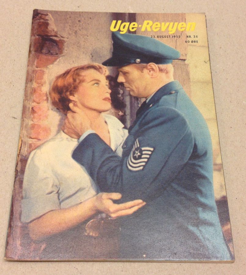 UGE-REVYEN magazine side cover Issue 34 23 August 1955