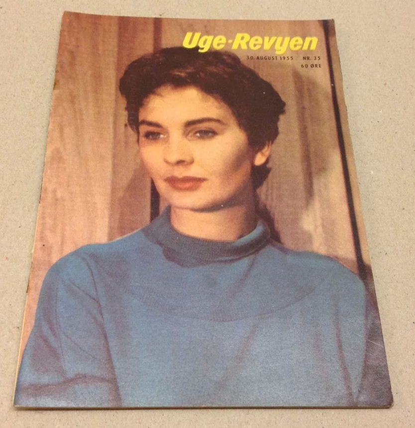 UGE-REVYEN magazine side cover Issue 35 30 August 1955