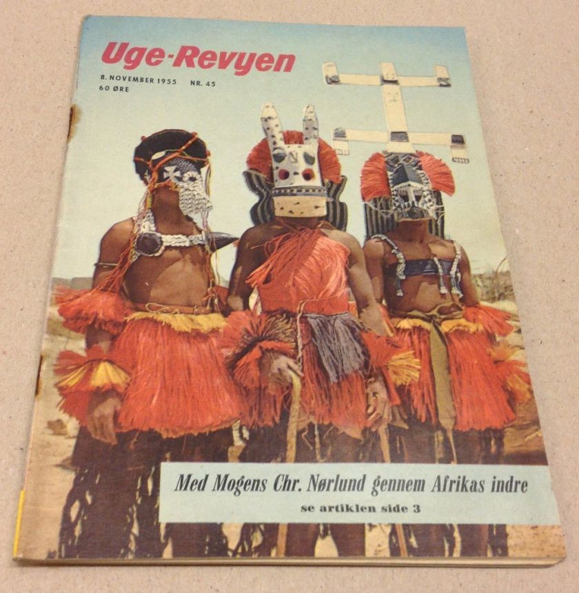 UGE-REVYEN magazine side cover Issue 45 8 November 1955