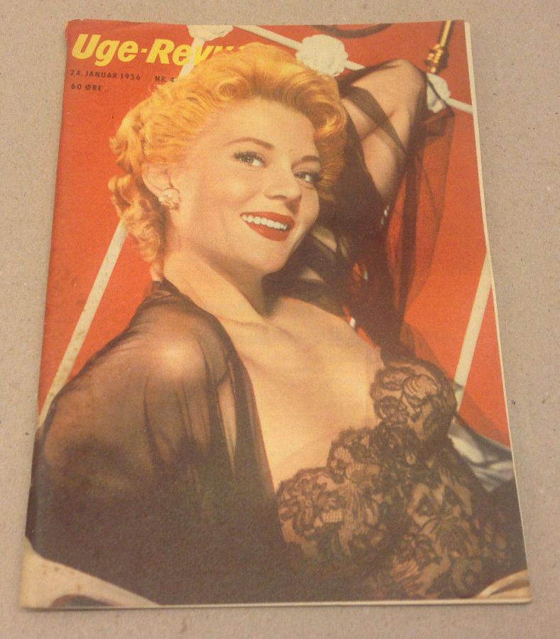 UGE-REVYEN magazine side cover Issue 4 24 January 1956