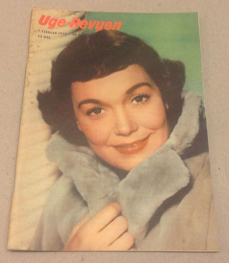 UGE-REVYEN magazine side cover Issue 6 7 February 1956