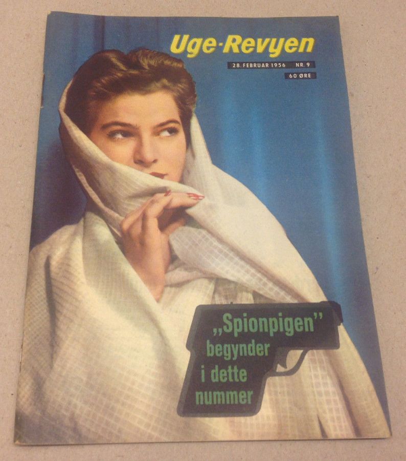 UGE-REVYEN magazine side cover Issue 9 28 February 1956